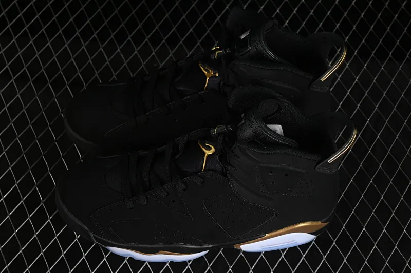 All Categories Air Jordan Jordan Series Basketball Shoes Air Jordan 6 Air Jordan 6 "DMP" AJ6 Joe 6 Black Gold Men's Cultural Basketball Shoes CT4954-007